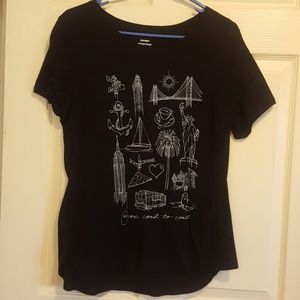 old navy "everywear" tee